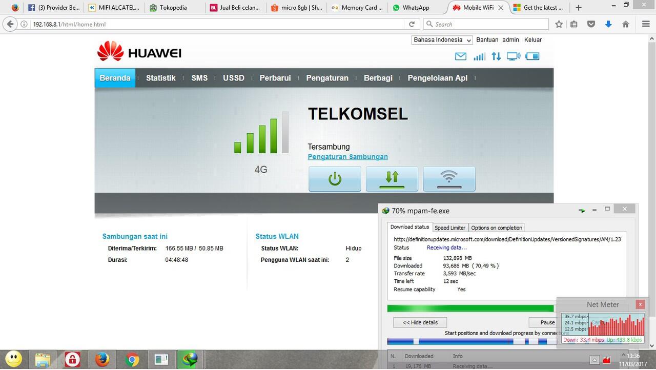 &#91;REVIEW&#93; MIFI 4G HUAWEI E5577 FREE TELKOMSEL 14GB UNLOCK VERSION GARANSI 3 TAHUN