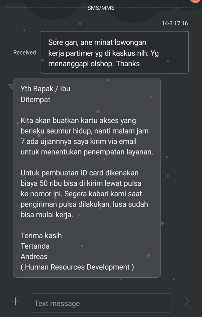 Dicari Parttime untuk 1 Minggu kerja, Fee 100 Ribu/hari, Kerja 4 Jam/hari