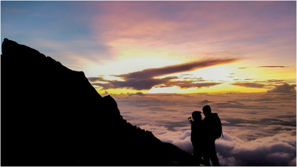 Summit attack Kinabalu