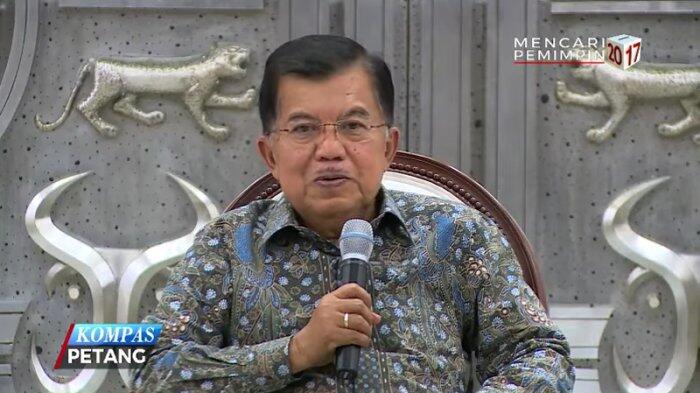 Wapres JK Bantah Pertemuan Lembaga Tinggi Bicarakan Kasus e-KTP