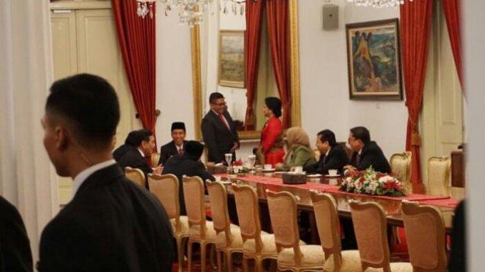 Begini Suasana Canda dan Tawa Jokowi Bersama Partai Oposisi di Istana Negara
