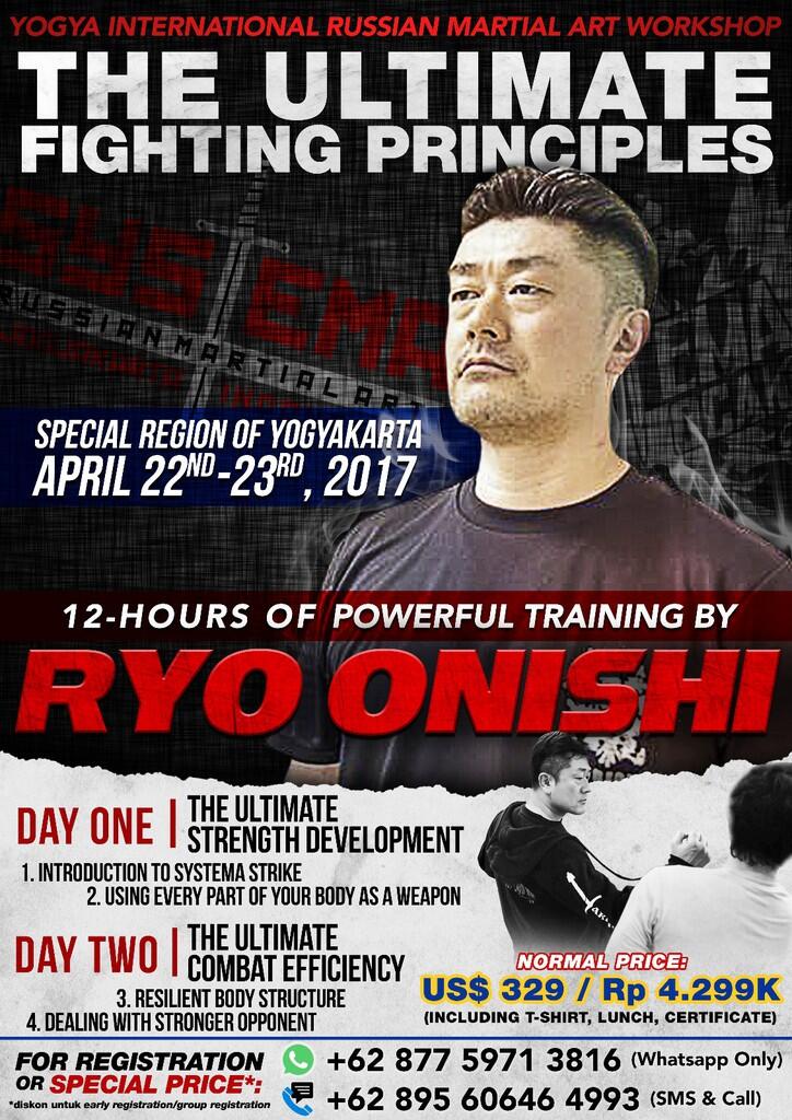 2017 Russian Martial Art Workshop - &quot;SYSTEMA: The Ultimate Fighting Principles&quot;