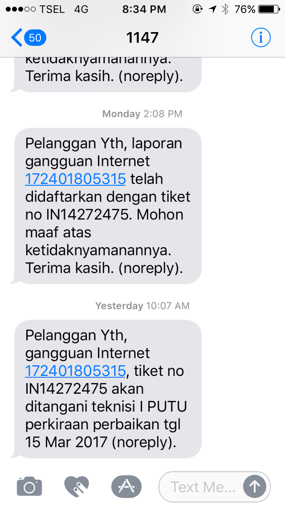 INDIHOME LAYANAN TELKOM TERBURUK