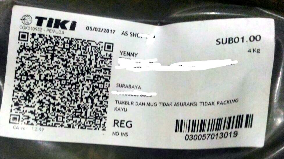 Barang rusak karena salah kirim, TIKI tidak mau tanggung jawab