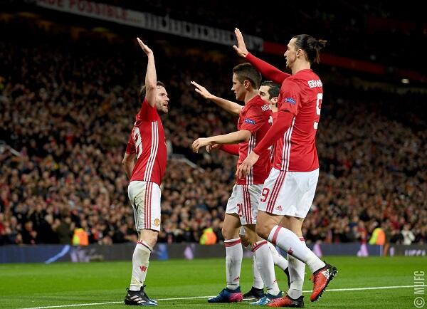 Gol Mata Antar Man United ke Perempat Final Liga Europa