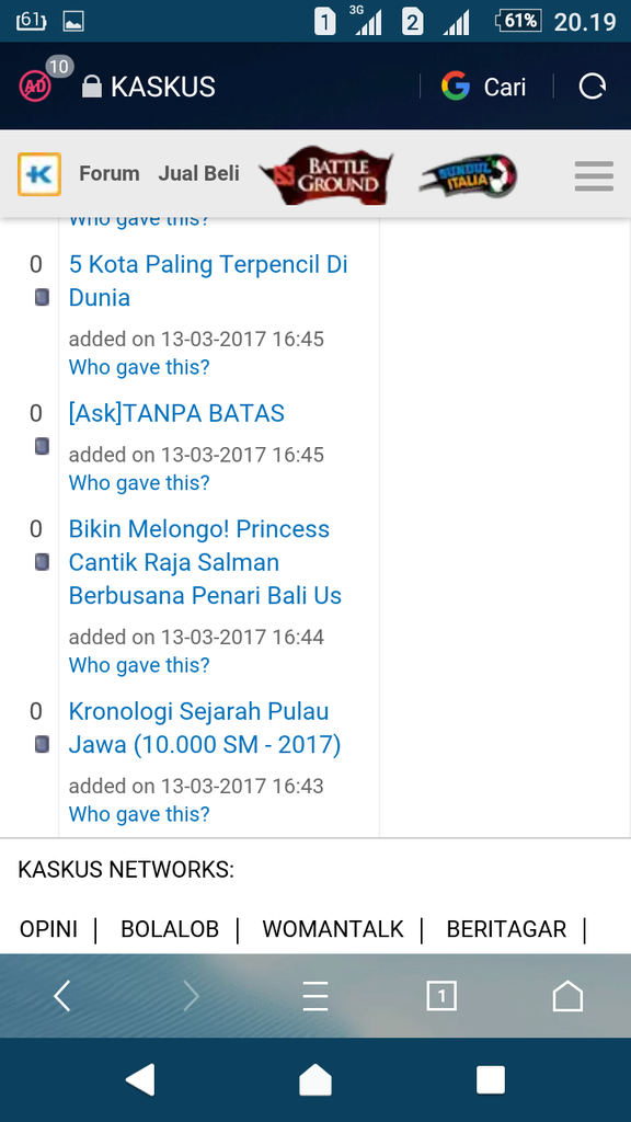 &#91;Ask&#93; Apakah Reputasi Bisa Hilang?