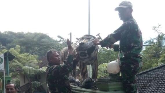 Begini Cerita dan Riwayat 'Patung Macan Siliwangi'