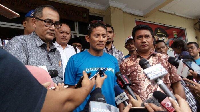 Sandiaga Dicecar Polisi Sembilan Pertanyaan Mengaku Tak Mengerti Kasus