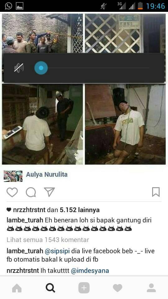 Heboh Pria di Jagakarsa Gantung Diri Sambil Live Facebook
