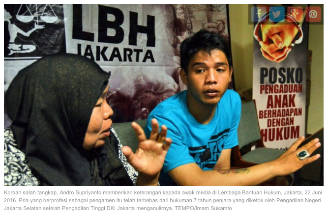 Merasa Salah Tangkap, Ibu Melapor Penangkapan Anaknya ke Polri