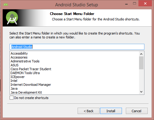 Tutorial Install Android Studio