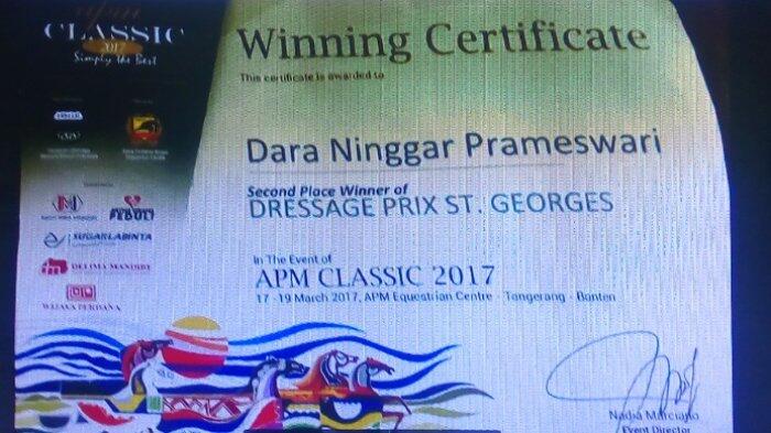 Hari Pertama APM Classic, Dara Ninggar Kedua di Prix St Georges