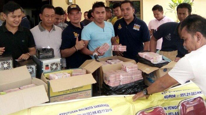 OTT di Terminal Peti Kemas Samarinda, Uang Rp 6,1 Miliar Disita, 13 Orang Diamankan