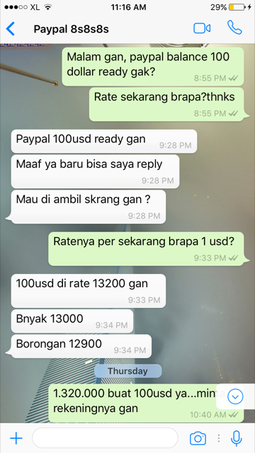 PENIPUAN PAYPAL BALANCE oleh ID: 8s8s8s8s8s8s8s8 (Kaskus PLUS)