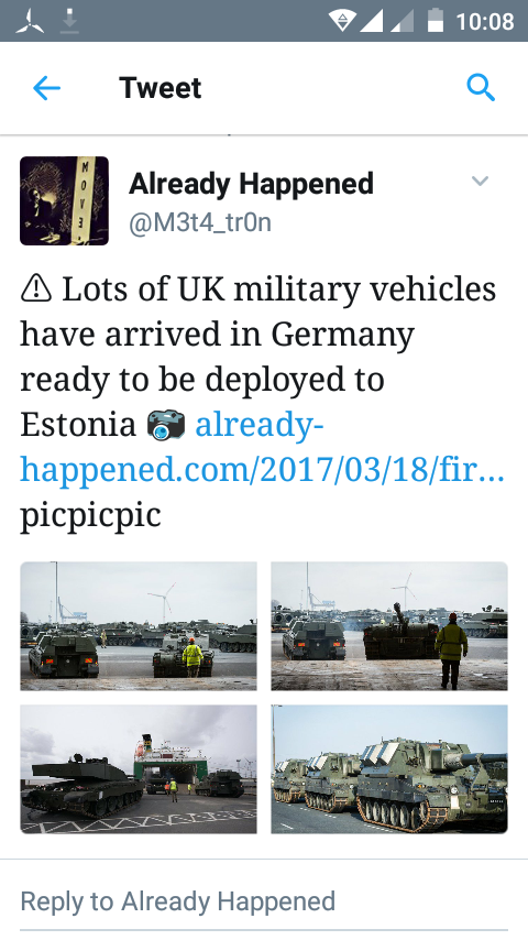 (Persiapan Perang kah) Ratusan British Tank & Heavy Armour Di kirim Ke Estonia