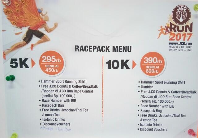 mau lari tapi dapet hadiah yukk ikut JCO RUN 2017