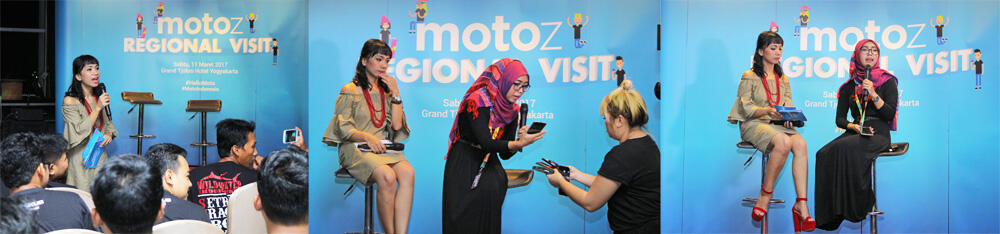 &#91;TC MOTO Z&#93; Mudahnya berbagi media dengan Moto Z dan Insta-Share Projector
