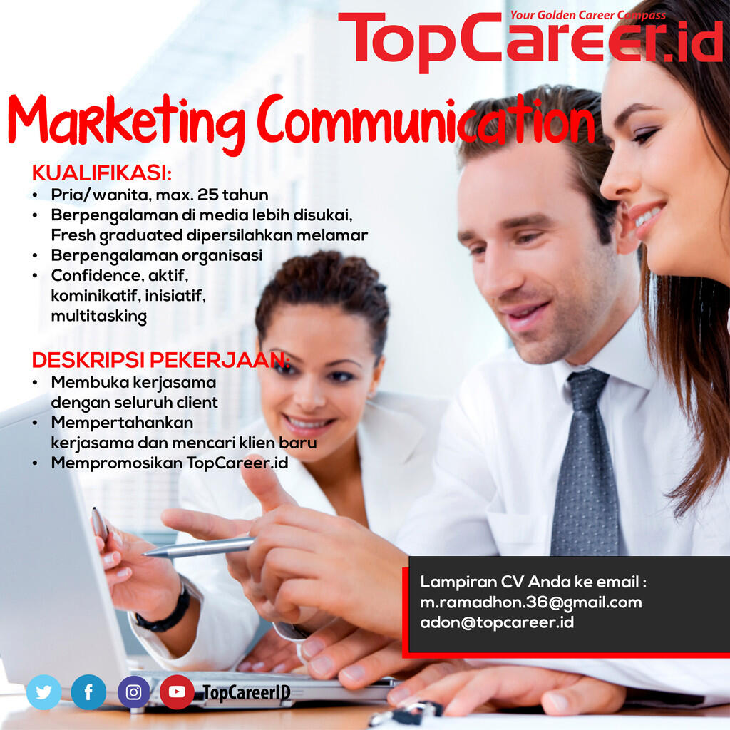 &#91;LOKER&#93; MARKETING COMMUNICATION