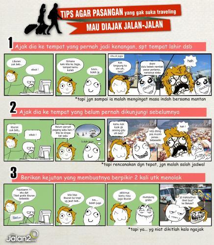 Tips Agar Pasangan yang gak suka traveling Mau diajak Jalan2