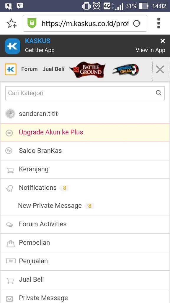 Nama ID KASKUS ane berubah sendiri ya...? 