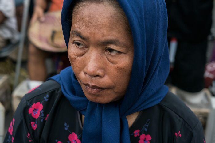 Ibu Patmi, peserta aksi 'dipasung semen' berpulang