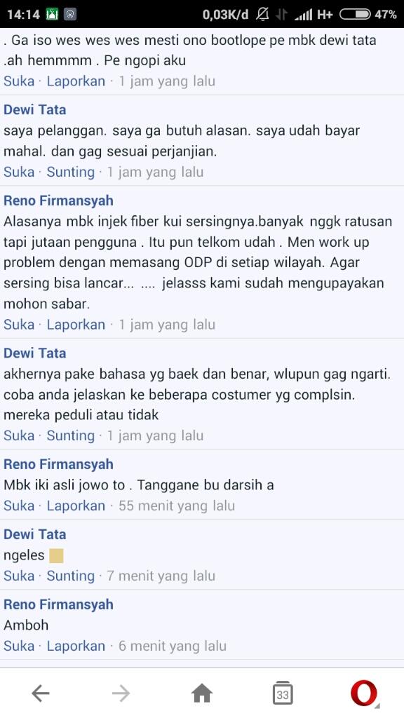 komplain indihome