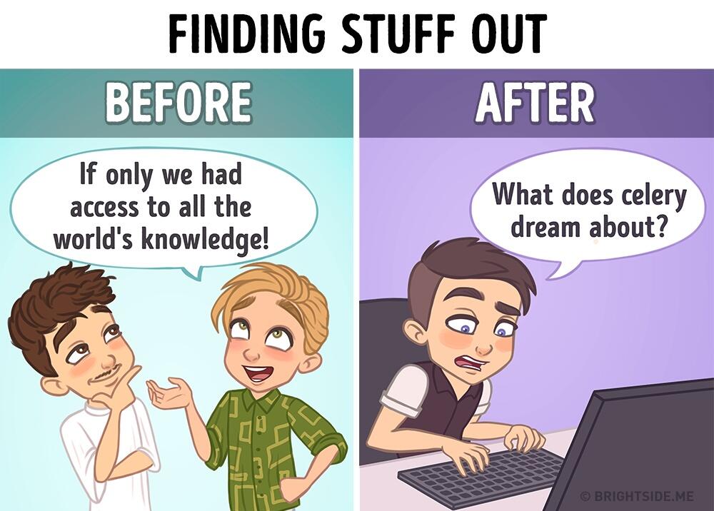 11 Ilustrasi Tunjukkan Kalau Internet Ubah Gaya Hidup Manusia