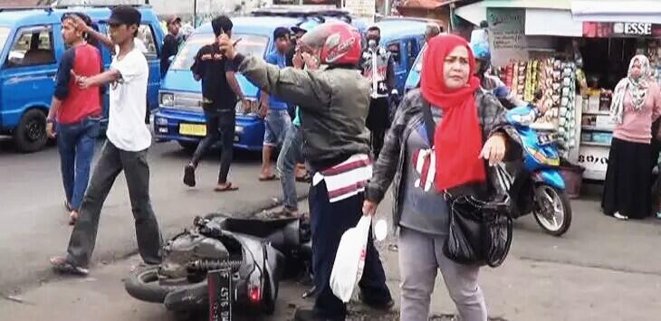 SWEEPING OJEK ONLINE DIBOGOR HARI INI