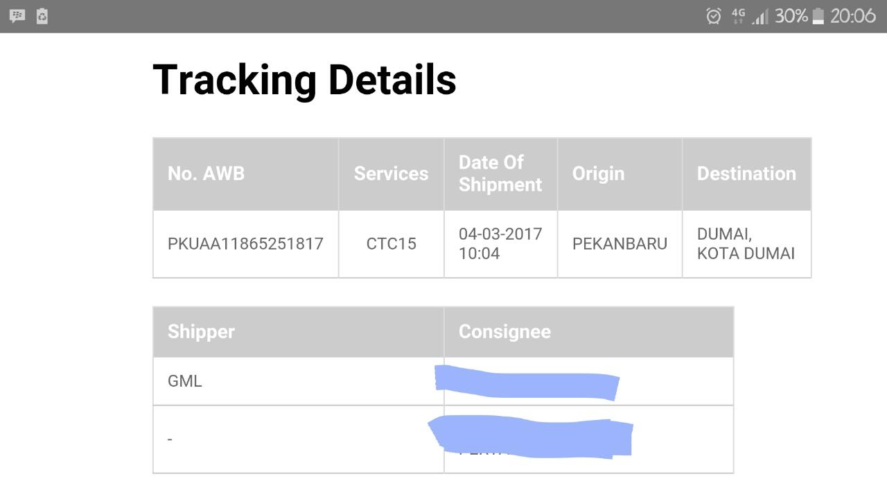 KECEWA DENGAN PELAYANAN NEX LOGISTIC !!! BARANG SDH 15 HARI BLM SAMPAI !!!