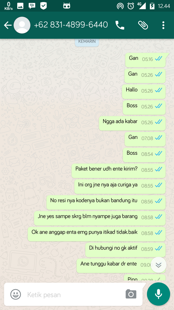 HATI-HATI PENIPU DENGAN ID &quot;hen.w&quot; dari Bandung, ane korbannya