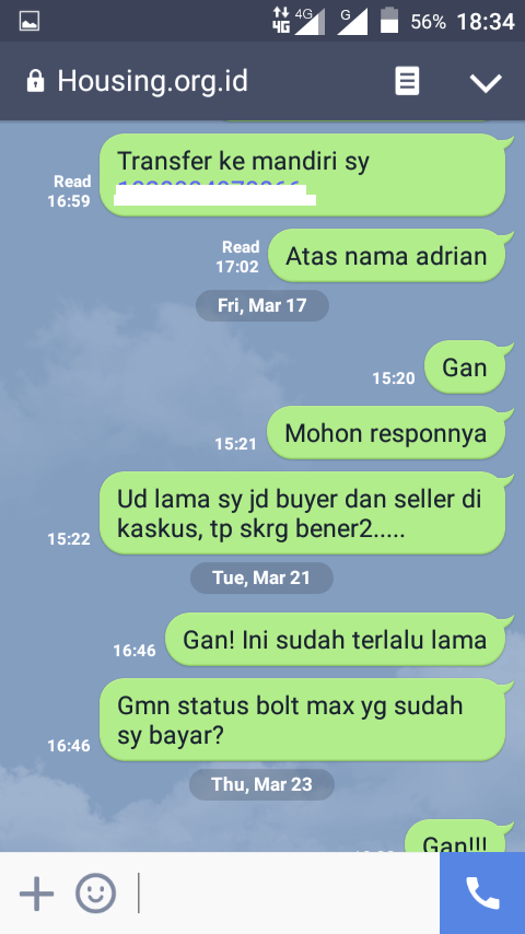 nasib apes dr transaksi jual beli di Kaskus (harap hati2 dengan status NEWBIE)