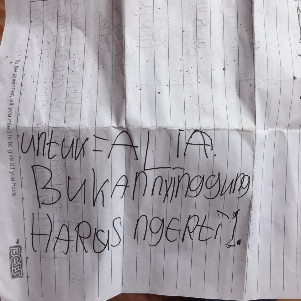 Murid Sekolah Mendapatkan Surat Kaleng Karena Dukung Ahok, Isinya Mengejutkan