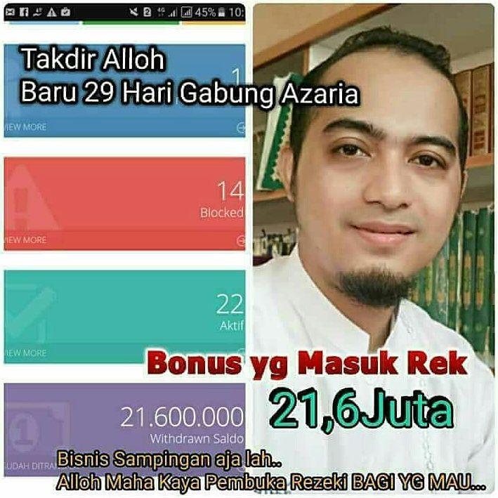 AZARIA Pilihan Terbaik Dengan Bonus TERBESAR