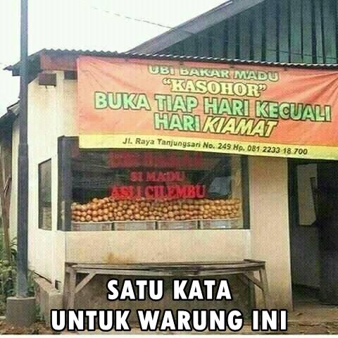 15 Meme 'satu kata' ini penuh makna dan lucunya nggak ketulungan