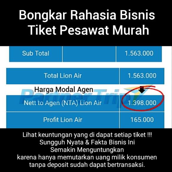 Bisnis Tiket Murah Bukan Cuma Janji Untung Tapi Terbukti Nyata Untung Terus 