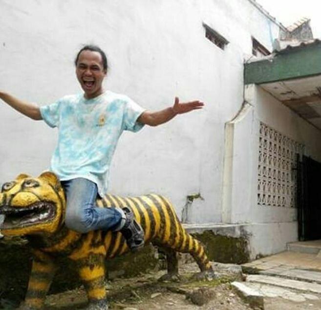 Selain macan lucu cisewu. ini dia 11 Patung macan yang bentuknya malah bikin ngakak