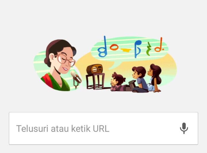 Ada yang tau sosok ibu di google doodle hari ini?