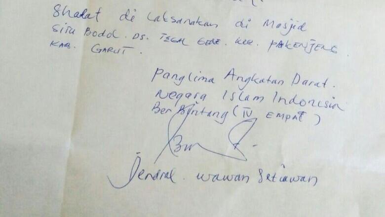 'Jenderal NII' Beraksi di Garut, TNI: Dia Cuma Ingin Tenar