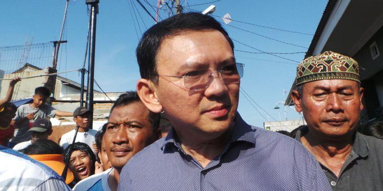 Ahok Menghela Napas Sebelum Tanggapi Pernyataan Anies