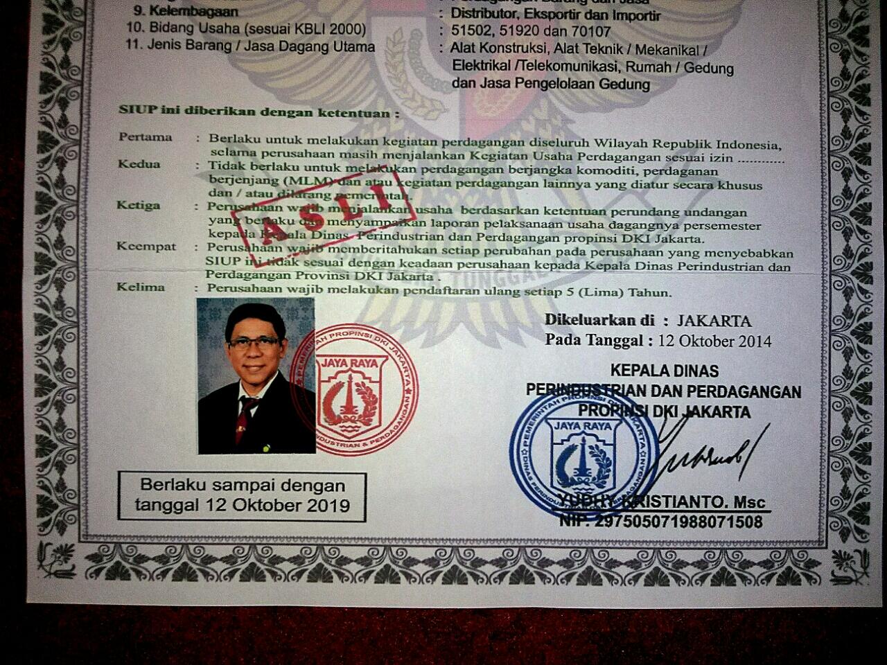 &#91;SHARE&#93; Penipuan - Cek dan SIUP Palsu?