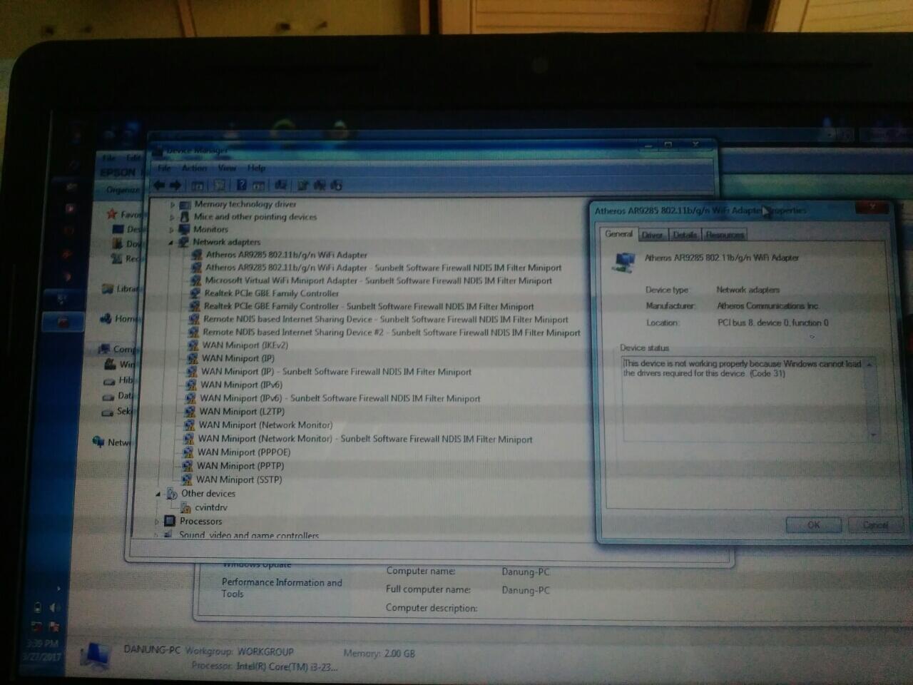 Ga Bisa Connect Internet