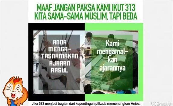 #Menolak Aksi 313 Jadi ‘Trending Topic‘