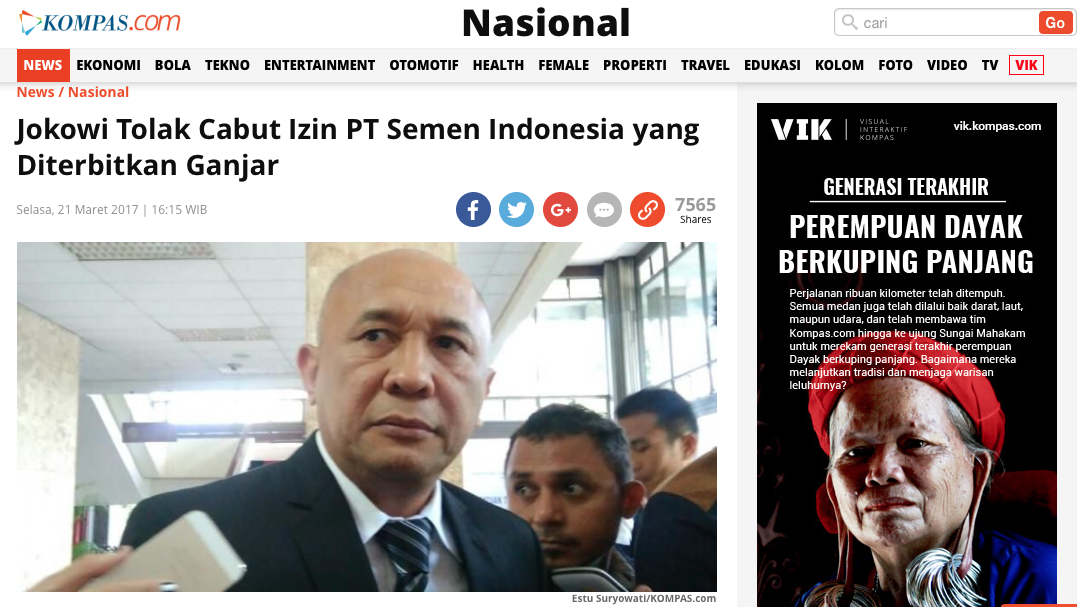 Demo Tolak Semen Indonesia di Rembang Didanai ASING?