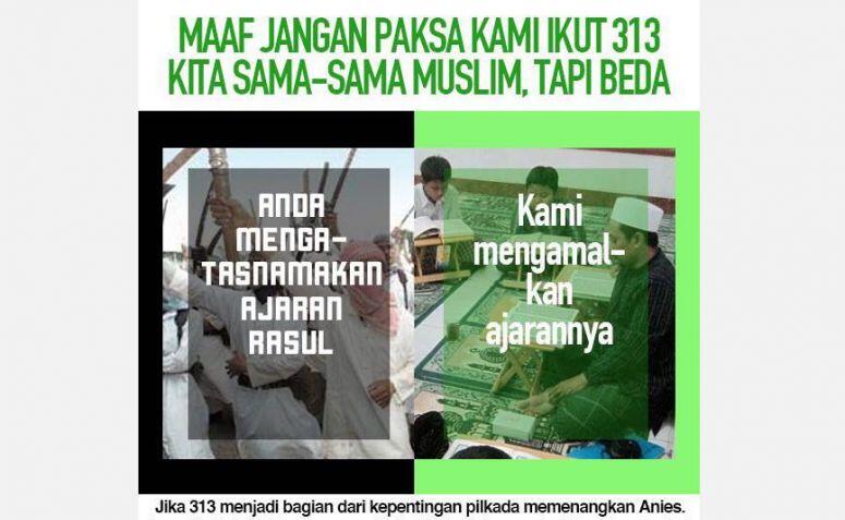 Menolak Aksi 313 Jadi ‘Trending Topic‘