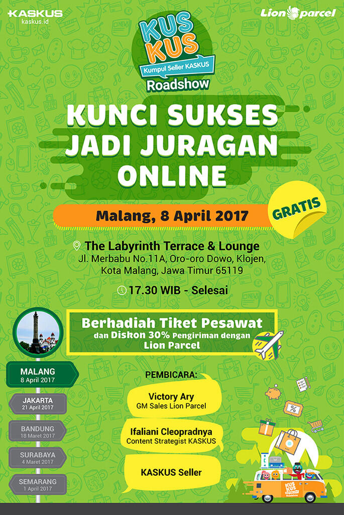 Seseruan Bareng KUSKUS di Malang, Daftar Sekarang Yok!