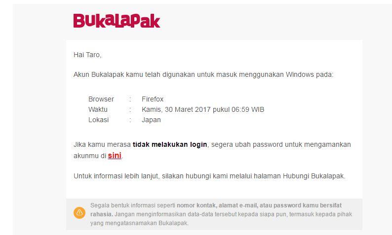 Dompet akun BukaLapak di Bobol 