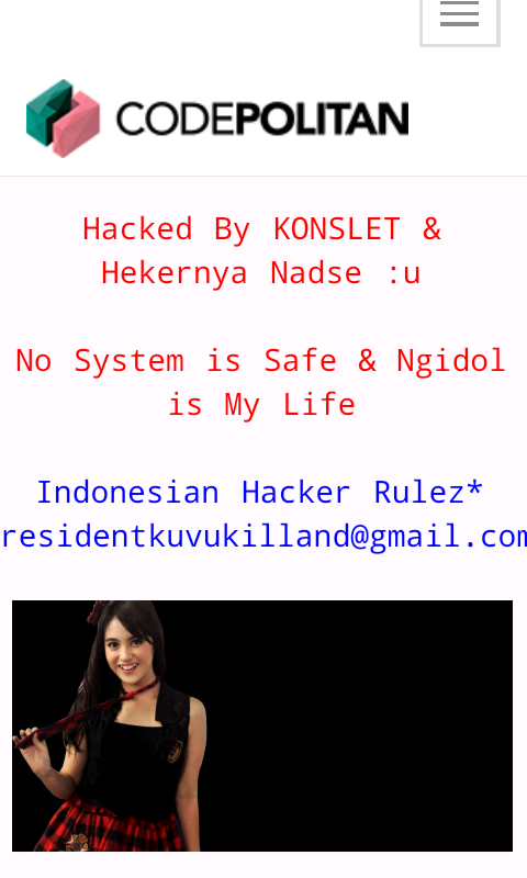 Hot News : CODEPOLITAN.COM kena Hack! &#91; Konslet DKK &#93;