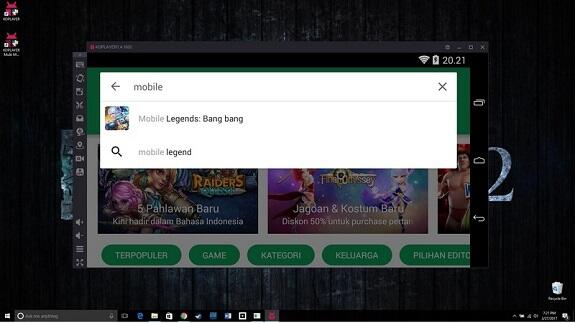 Gini Lho Cara Main Game Mobile Legends di Komputer Atau PC!