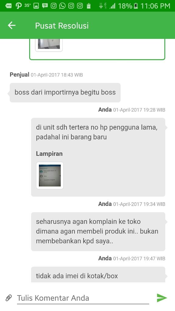 Curhatan Pengalaman Membeli Hp Di Tokopedia