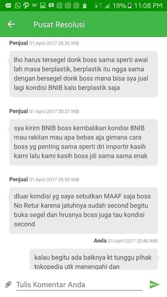 Curhatan Pengalaman Membeli Hp Di Tokopedia